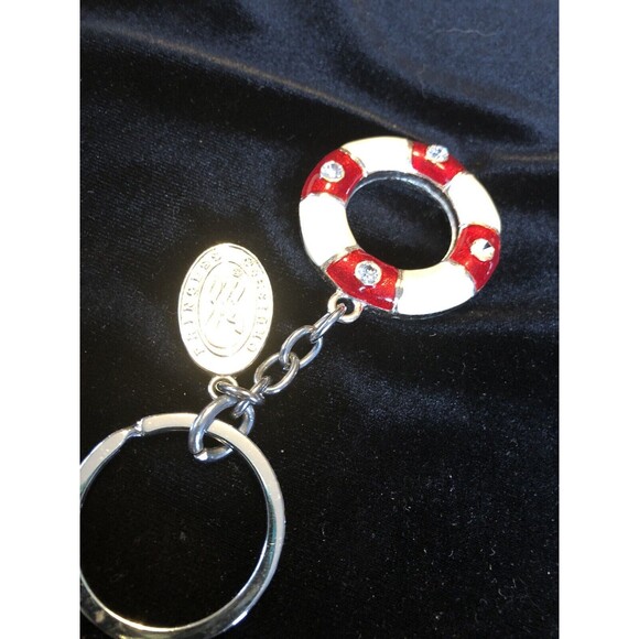 Princess Cruise Lines Red Enamel Key Chain Ring. Luxury Passenger Liner. - Picture 5 of 9